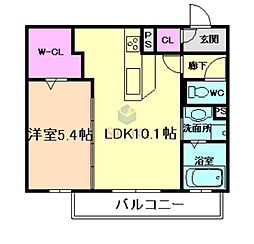 間取図画像 1LDK