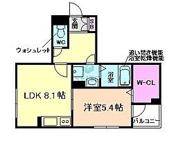 豊中市南桜塚3丁目アパート 1LDKの間取図画像