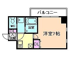 フェアリーコート歌島橋 1Kの間取図画像