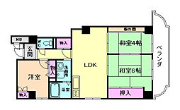 グランピア千船 3LDKの間取図画像