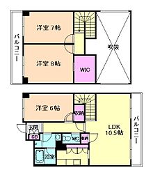 グランドールサンパティオ 3LDKの間取図画像