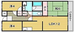 緑の家 3LDKの間取図画像