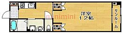 リルコモン城西 1Kの間取図画像