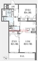 物件の間取り