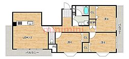 GRANDCHARIOT 3LDKの間取図画像