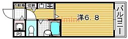 ユニ元町 1Kの間取図画像