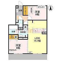 物件の間取り