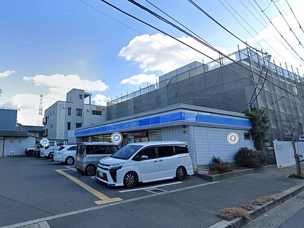 画像26:ローソン長吉長原店(コンビニ)まで321m