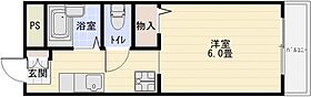 メゾンクレールS 202号室 ｜ 大阪府羽曳野市誉田６丁目5-29（賃貸アパート1R・2階・20.46㎡） その2