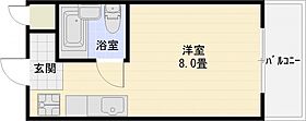 ホープ大晃　南棟  ｜ 大阪府柏原市田辺１丁目（賃貸マンション1R・2階・18.00㎡） その2