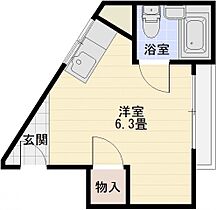 サンコート高安 201号室 ｜ 大阪府八尾市高安町南４丁目27-3（賃貸マンション1R・2階・17.00㎡） その2