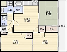 スタンドアップ国分 403号室 ｜ 大阪府柏原市国分西２丁目1-31（賃貸マンション3LDK・4階・57.10㎡） その2