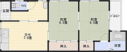 間取図画像 2DK