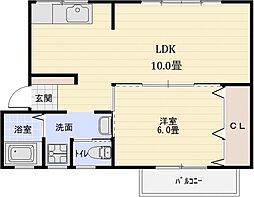 第1コーポ平野 1階/-