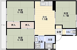 パレーシャル森田 2階