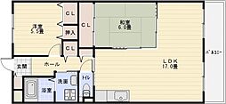フローラ青山 6階/-