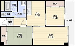 物件の間取り