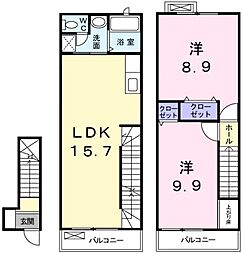 ヴィエント 2階/-