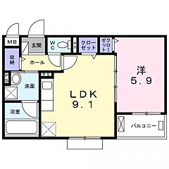物件の間取り