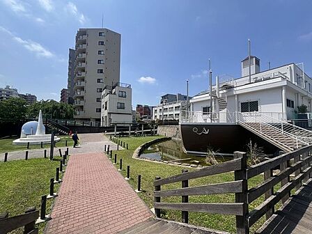 大横川親水公園 800m