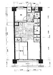 日商岩井綾瀬マンション 2LDKの間取図画像