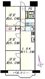 間取図画像 3LDK