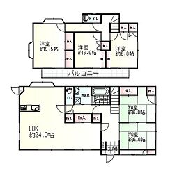 台原6丁目 5LDKの間取り