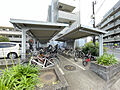 自転車置き場が...