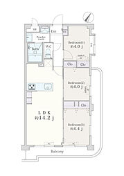間取図画像 3LDK