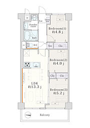 間取図画像 3LDK