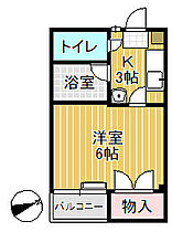 エスペラントＢ1、Ｂ2 2-105 ｜ 富山県高岡市戸出町3丁目（賃貸アパート1K・1階・22.59㎡） その2