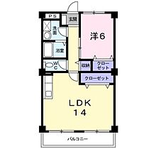 イネス砺波 205 ｜ 富山県砺波市豊町2丁目（賃貸マンション1LDK・2階・48.06㎡） その2