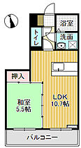 メゾン・リラ 106 ｜ 富山県砺波市大門（賃貸マンション1LDK・1階・38.34㎡） その2