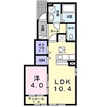 フローラル 101 ｜ 富山県砺波市深江（賃貸アパート1LDK・1階・40.48㎡） その2