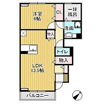 D-room小矢部 B棟 103 ｜ 富山県小矢部市和沢（賃貸アパート1LDK・1階・50.32㎡） その2