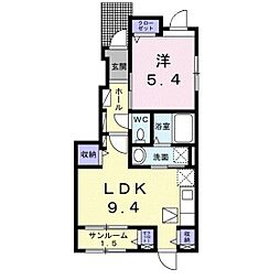 間取図画像 1LDK
