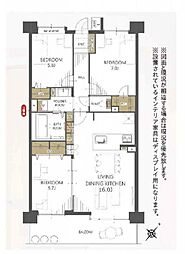 間取図画像 3LDK