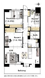 間取図画像 3LDK