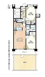 セレナハイム千葉椿森 2LDKの間取図画像