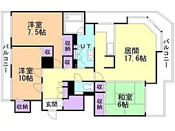 クリーンリバーフィネス小樽中央通 7階