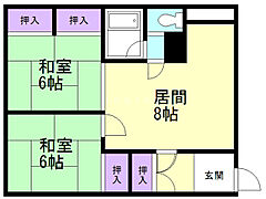 物件の間取り