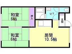 さくらテラス 2LDKの間取図画像