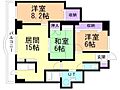 シャトー桜陽台4階7.2万円