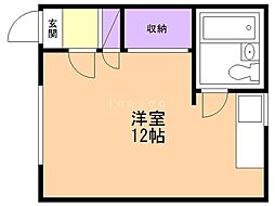 コーポ真栄 ワンルームの間取図画像