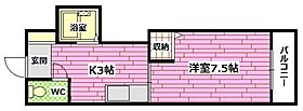 広島県広島市安芸区矢野西4丁目（賃貸マンション1K・2階・23.00㎡） その2