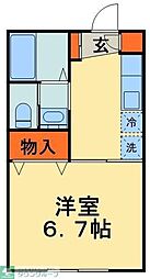 間取図画像 1K