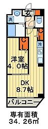 間取図画像 1LDK