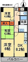 間取図画像 3DK