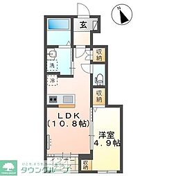 間取図画像 1LDK