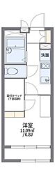 レオパレスウィズユー 1Kの間取図画像